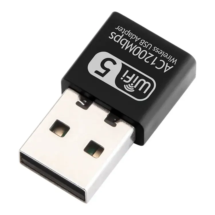 Nuovo arrivo AC1200Mbps schede di rete Wireless USB Wifi Decoder Adapte Ac Wifi adattatore Micro USB Wifi adattatore