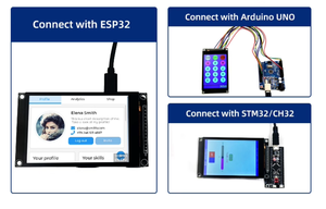 MSP4031 MSP4030 4,0 Zoll SPI Serial TFT LCD-Anzeige modul mit kapazitivem Touchscreen, 320*480, unterstützt Arduino - Product Image 5