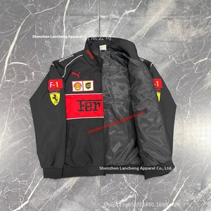 F1 Thêu Racing Phù Hợp Với Đứng Cổ Áo Hợp Thời Trang Vài Áo Khoác Cho Mùa Xuân Mùa Thu Áo Khoác Mỏng Với Phía Trước Logo Vị Trí - Product Image 4