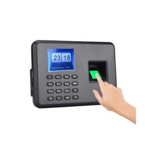 Relojes de tiempo para empleados Oficina de pequeñas empresas Reloj de tiempo de huellas dactilares Máquina de tiempo de entrada y salida automática - Product Image 4