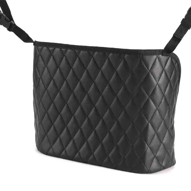 Cuero PU negro (sin bolsillos)