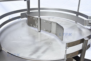 生産梱包ライン用のロータリーターンテーブルボトルアンスクランブラー缶収集および仕分け機 - Product Image 5