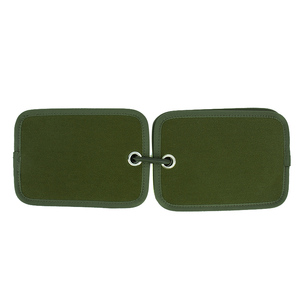 4 Pages Tactical <strong>Patch</strong> Booklet Organizer Flip Compact Mini <strong>Panel</strong> Board &amp; D-Ring for Store Badges Insignia Collection - Product Image 2