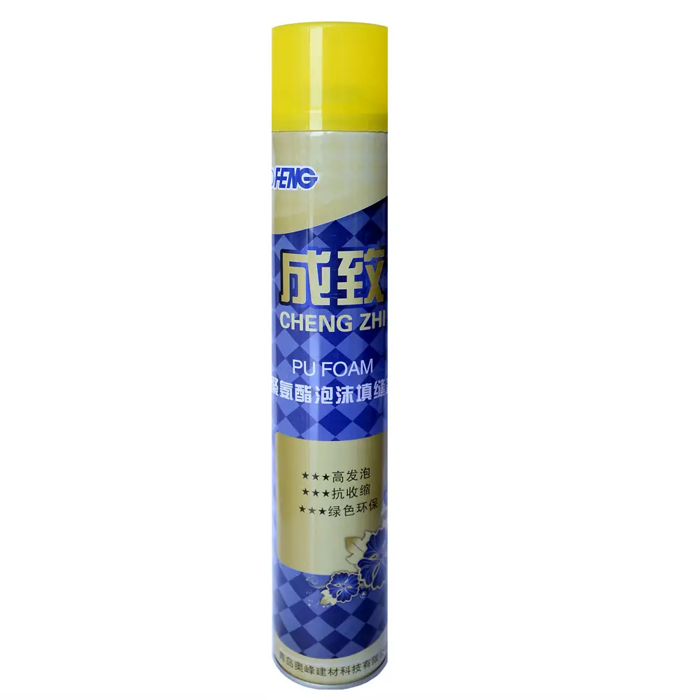 Spray ignifugo a bassa espansione 750ml produttore di sigillanti in schiuma PU per aerosol espandibile con resa in calcestruzzo dalla cina