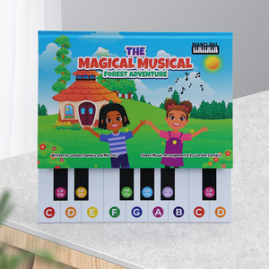 Custom Baby Children Board <strong>Book</strong> Printing Service on Demand Kid <strong>Book</strong> Musical Button Sound <strong>Book</strong> With Music Piano Keyboard - Product Image 3