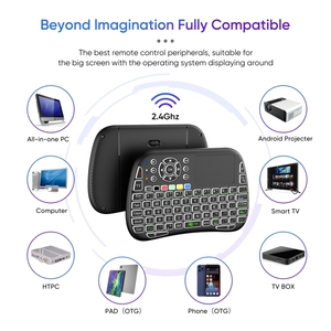 El más bienvenido M9 Mini teclado inalámbrico Control remoto Mouse Keyboard Combo Support Touchpad Voice para TV Phone - Product Image 6