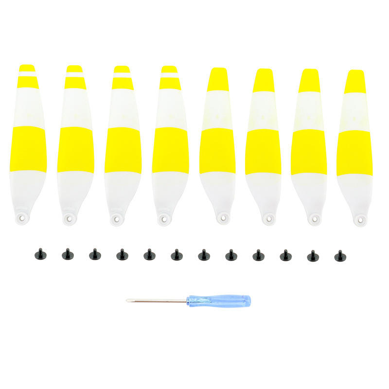 Deux paires de rayures jaunes bicolores