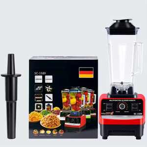 6 in 1 yüksek hız ile 4500 gümüş Crest mikser makinesi blender mikser doğrama kase 2 bardak bebek ev kullanımı için - Product Image 2