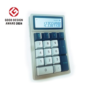 DENTEN 2 en 1 Calculadora Numpad Usb Número 17 Teclas Teclado Bluetooth con pantalla digital Mini teclado numérico portátil - Product Image 1