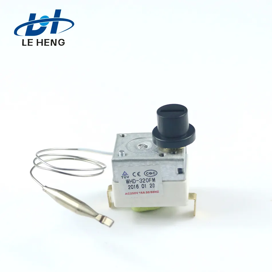 Remise manuelle de commutateur de température WHD-EM thermostat limite 1.3-1.7 sonde thermostat de vente directe d'usine