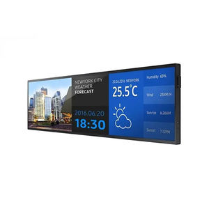 47.6 "棚用ディスプレイ画面広告機器AndroidシステムストレッチバーLCDディスプレイ画面 - Product Image 1