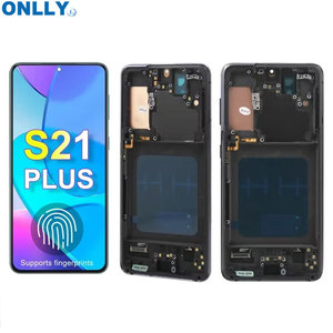 จอแสดงผล LCD สำหรับ Samsung S8 PLUS S9 PLUS S10 PLUS S10e S20 FE 5G S21พิเศษบวก5G หน้าจอสัมผัส S22เฉียบพร้อมอะไหล่กรอบ