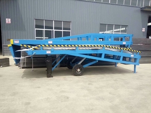 Mobile Boarding Bridge Manual Hydraulic Boarding Platform Logistics Container <strong>Unloading</strong> Platform