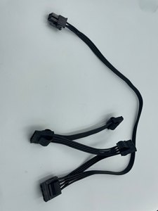 2021 חדש PCI-e 6 פינים זכר Molex <span class=keywords><strong>4</strong></span> פינים 1 כדי 4X חשמל Molex כבל יציאת מכפיל עבור corsair מודולרי RMX סדרת RM1000x