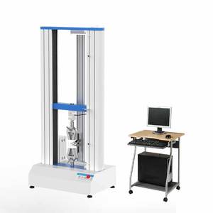 Máquina de prueba de tracción Universal con control de computadora, extensómetro electrónico de doble columna para prueba de resistencia a la tracción - Product Image 1