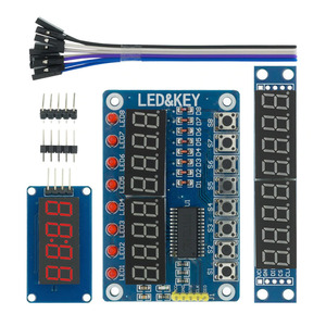 TM1638 Module TM1637 4 Key Display For AVR <strong>MAX7219</strong> Digital <strong>LED</strong> Tube 8-Bit 74HC595 - Product Image 1