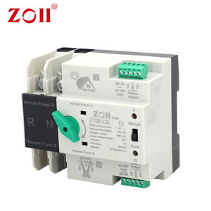 Din ray 2P 3P 4P Mini ATS çift güç otomatik Transfer anahtarı elektrik seçici anahtarları 125A jeneratör güneş sistemi kullanımı için - Product Image 3
