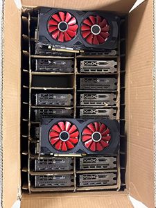 การ์ดจอ RX 580 8GB 256Bit 2048SP,การ์ดจอสำหรับ GDDR5 8Gb DisplayPort Radeon RX RX580ซีรี่ส์ VGA - Product Image 4