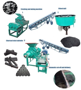 Kömür mangal kömürü ekstrüzyon üretim hattı/ucuz kömür mangal kömürü şekillendirme ekstruder yapma makinesi - Product Image 1
