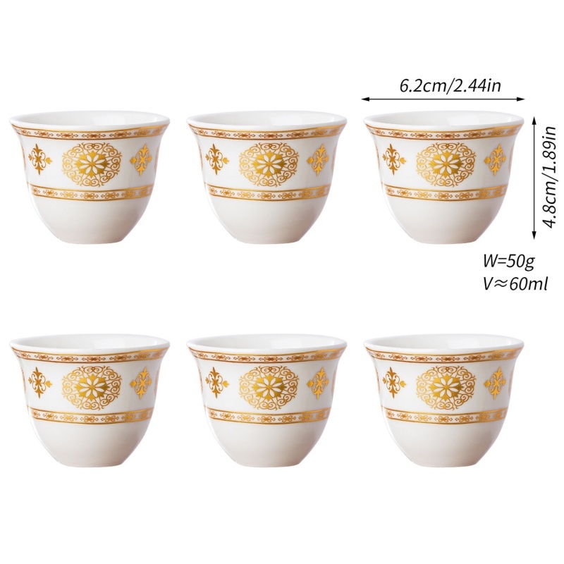 Set da 6 pezzi D_bianco