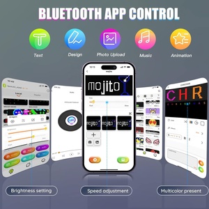 Bright <strong>Scrolling</strong> Advertising <strong>Sign</strong> 19*92cm Large Size Remote Control Version Bluetooth App Control <strong>Led</strong> Flexible <strong>Display</strong> <strong>Sign</strong> - Product Image 6
