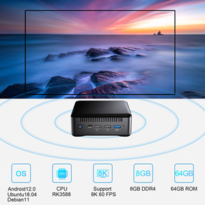RK3588 X88 8G 64G มินิพีซี Android12 HDTV typc-C คอมพิวเตอร์อุตสาหกรรมสำหรับเล่นเกมสำนักงานทำงานอูบุนตู/ลินุกซ์ป้ายดิจิตอล - Product Image 3