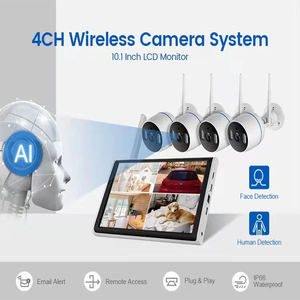 Sistema di telecamere di sicurezza di sorveglianza kit di sistema di sicurezza per telecamere cctv wireless a 4 canali per esterni - Product Image 5