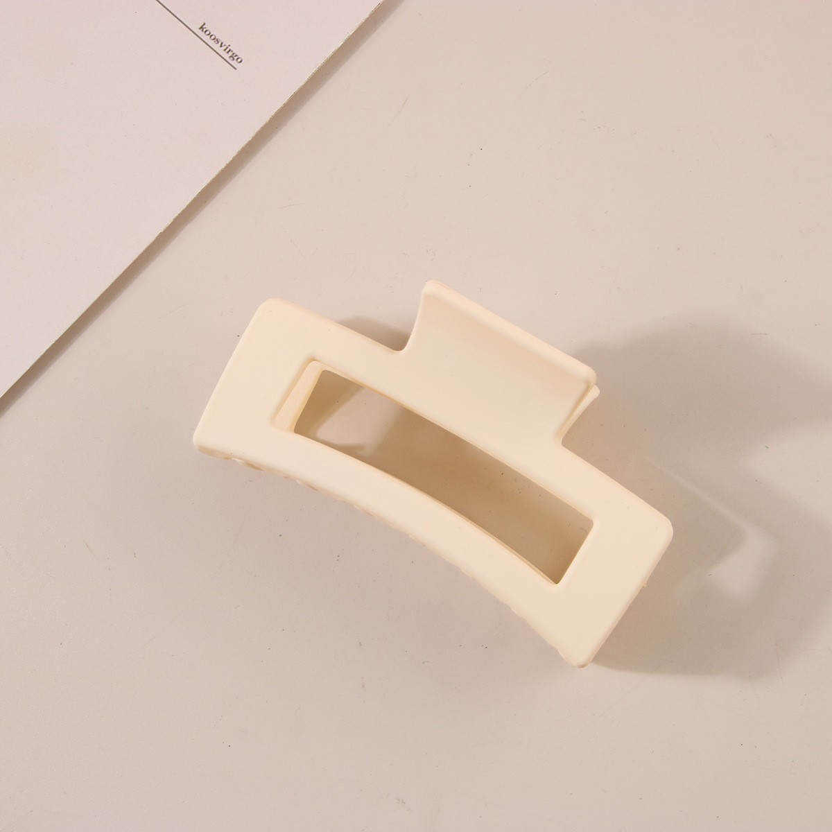 8,5 cm-Rectangle-Beige