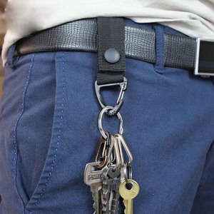 钥匙扣和工艺品钥匙扣散装钥匙扣 (银色25毫米) 链扣工艺品钥匙扣 - Product Image 6