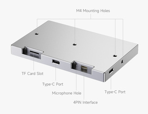 Pantalla ambiental TFT RGB USB de 5 pulgadas, carcasa de PC, monitor de pantalla RGB de escritorio secundario para ordenadores, módulos LCD, categoría de producto