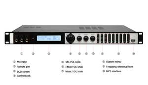 Berase DriveRack PA2 procesador de audio digital 2 entradas 6 salidas karaoke procesador de audio digital profesional