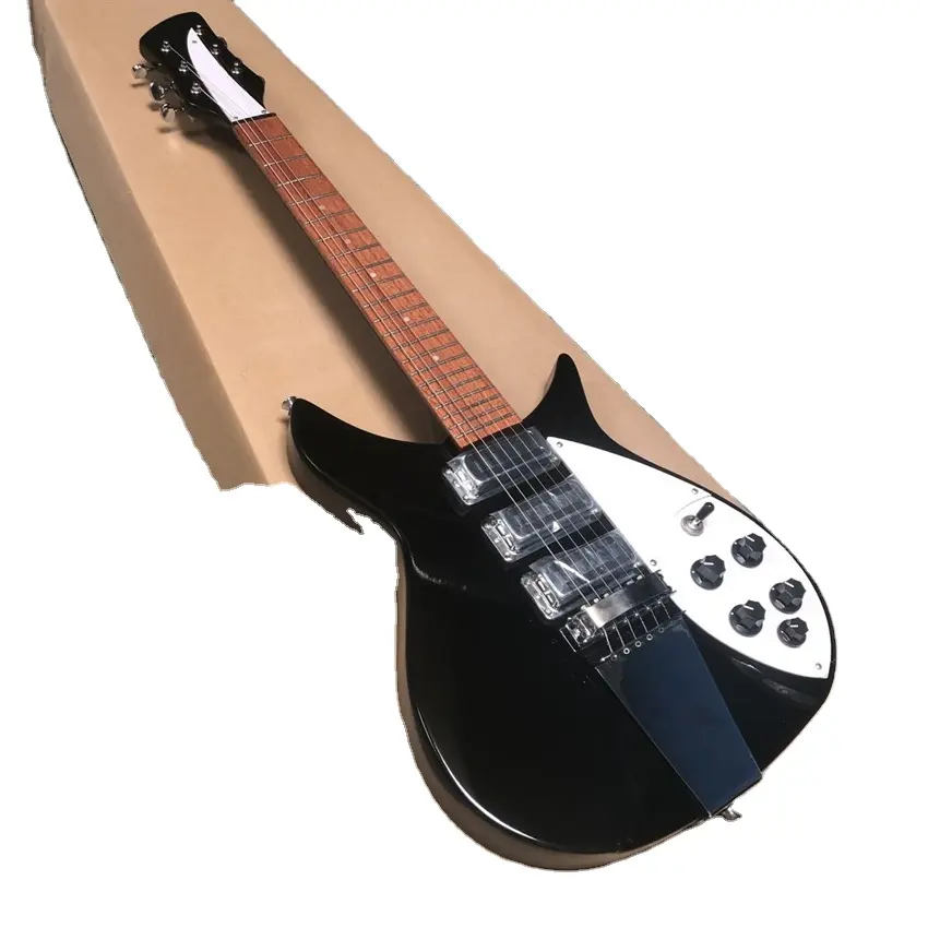 स्टॉक इलेक्ट्रिक गिटार रिकेन 325 इलेक्ट्रिक गिटार फिक्स्ड पुल 34 इंच का समर्थन अनुकूलन योग्य