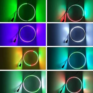 WS2812B Modul Streifen 24 Bits 24 X WS2812 5050 RGB LED Ring Lampe Licht mit Integrierte Treiber RGB 24 Für arduino LED Modul