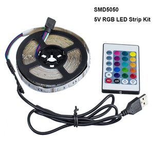 USBLEDストリップテープTVデスクトップスクリーンバックライトSMD5050DC5V RGB 0.5M 1M 2M 3M - Product Image 2