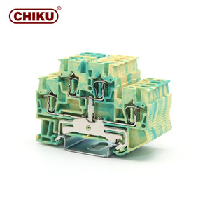 2入力2出力DINレール端子台4接点ダブルレベルスプリングケージ端子台 - Product Image 6