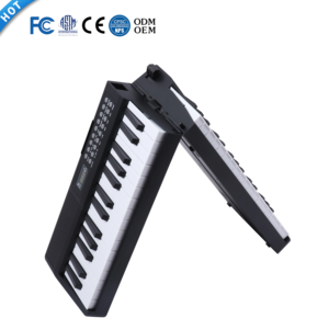 Teclado de Piano sensible al tacto portátil plegable de 61 teclas, sintetizador, teclado plegable electrónico con Midi para principiantes - Product Image 2