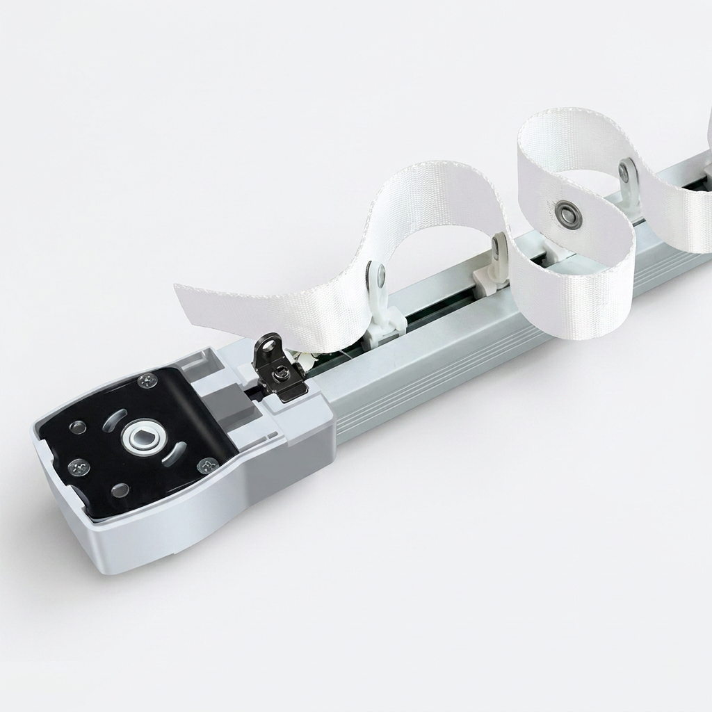 White S Fold Ripple Fold Curtain Track CST-1.5