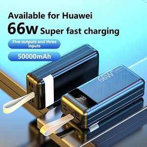 电源组50000毫安快速充电高容量USB C 7端口电池组，带发光二极管手电筒和数字显示器 - Product Image 2
