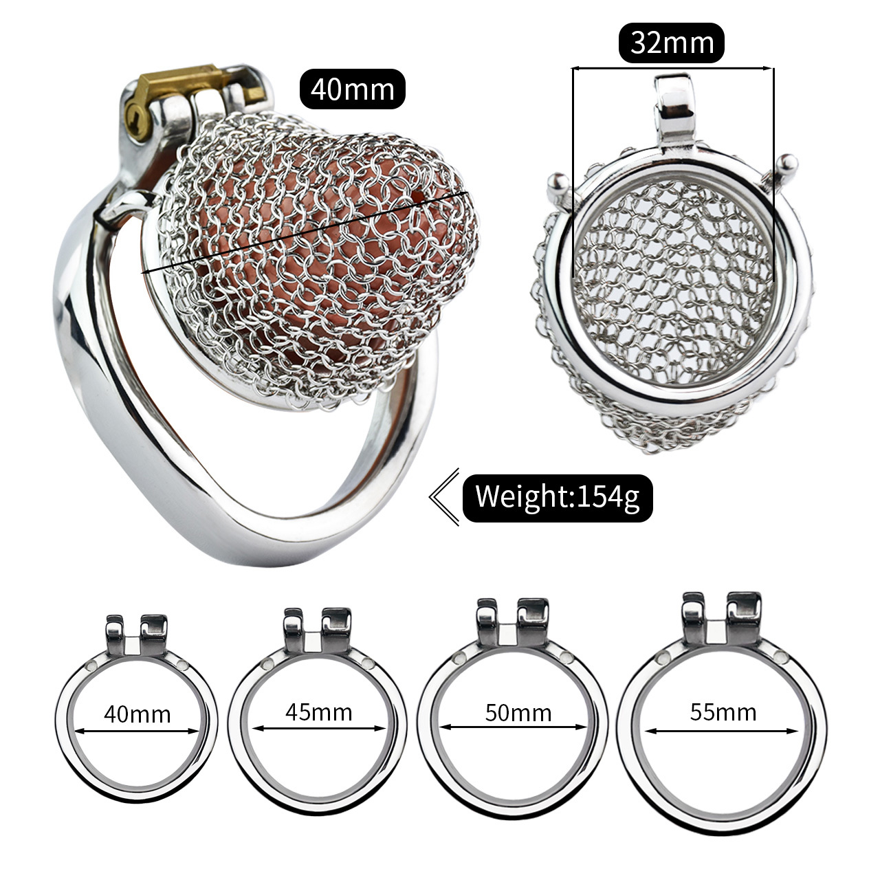 Bague courbée FRRK-199 argent