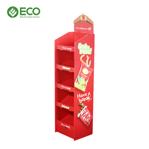 Espositore in cartone personalizzato negozio al dettaglio di cioccolato e cioccolato cibo pallet pop up espositore - Product Image 1