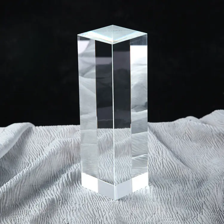 クリスタルブランクK9クリスタルキューブガラスキューブブロックの名誉3Dレーザー彫刻ブランククリスタル文鎮
