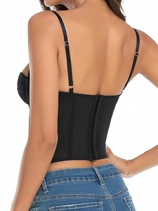 BM kadın seksi iç çamaşırı korse iç çamaşırı örgü Fishnet Bodysuit See Through Shapewear Sexi oyuncak iç çamaşırı tek parça Babydoll - Product Image 3