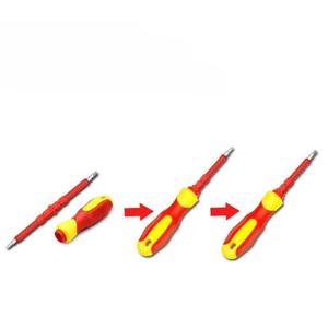 ערכת מברג פלדת ונדיום רב תכליתי <span class=keywords><strong>5</strong></span> ב-<span class=keywords><strong>1</strong></span> חשמלאי מגררת כלי תחזוקת בידוד אצווה