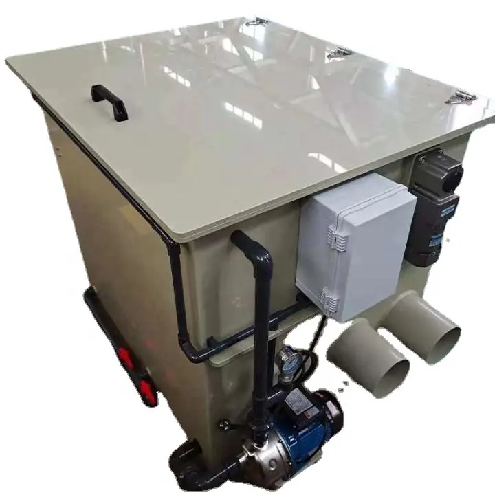 Cacpacity-filtro de tambor rotativo automático para tanques de peces, fabricante de fábrica, precio barato, pequeño, sistema de acuicultura ras