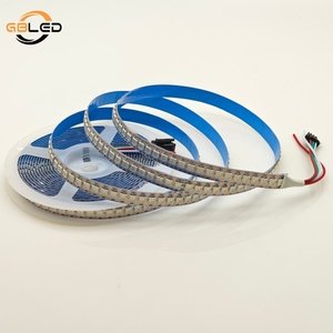 Guangzhou Lieferant <span class=keywords><strong>Ws2812b</strong></span> LED-Streifen <span class=keywords><strong>Ws2812b</strong></span> LED-Streifen Licht 5v 144LEDs Voll farbe 5050 Unterstützt App Control Pixel RGB LED-Streifen - Product Image 4