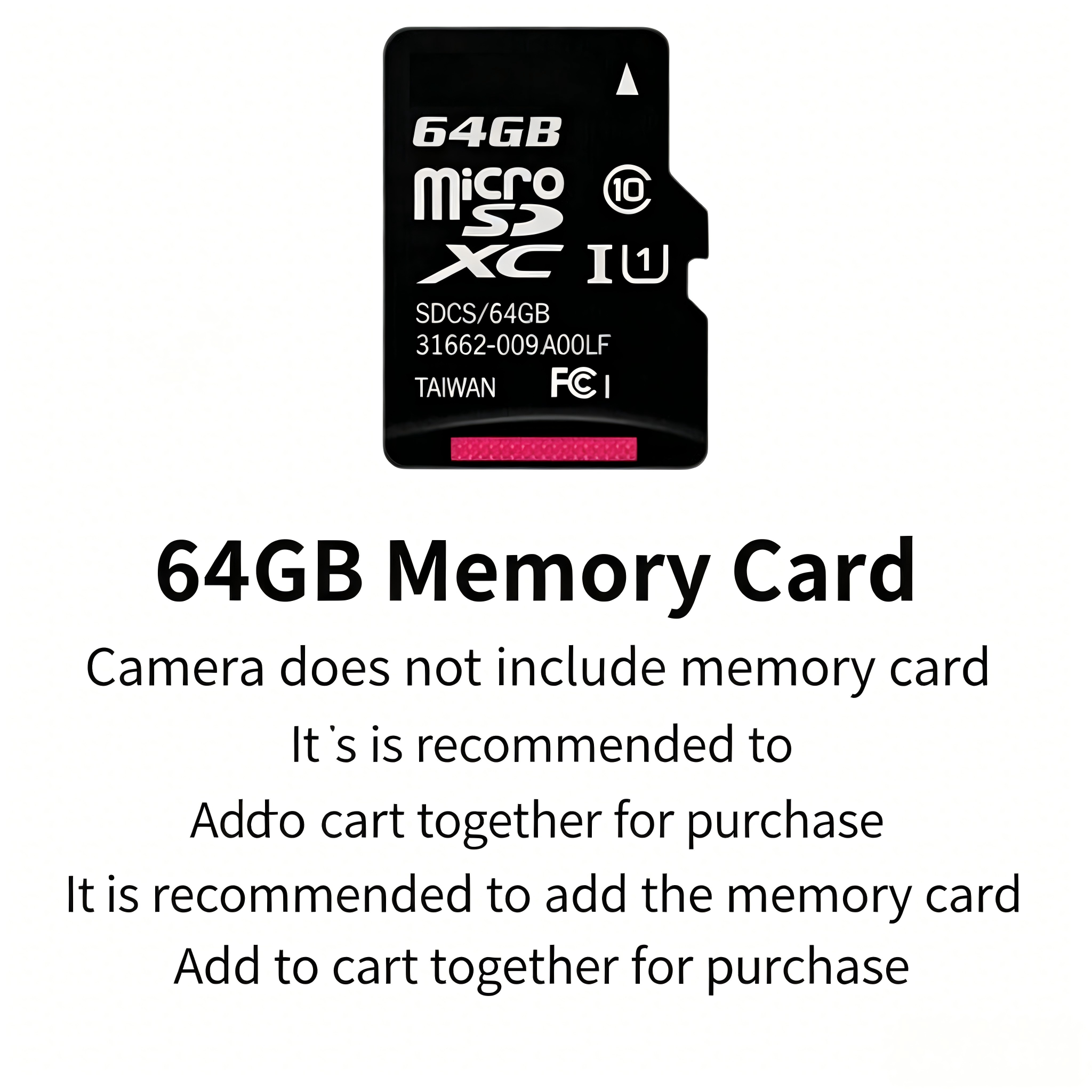 Black 64GTF memory card