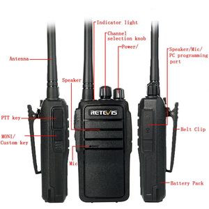 <strong>Retevis</strong> <strong>RT21</strong> PLUS 3000mAh VOX Scrambler Two Way Radio UHF400-480MHz 16CH Large Capacity Ski Walkie Talkies for Outdoor Hiking - Product Image 4