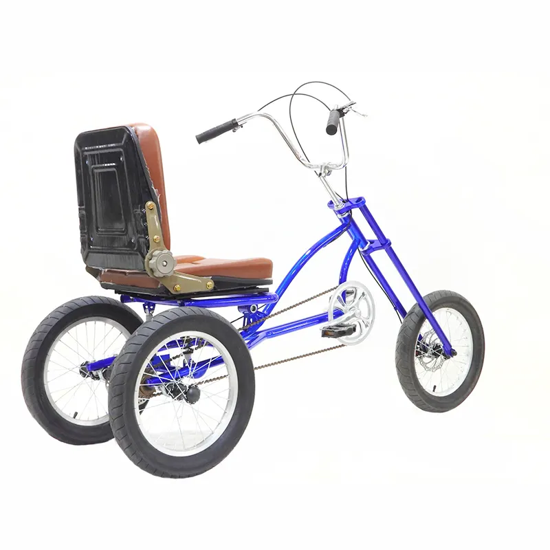 16 인치 Trike 3 휠 세발 자전거 세 바퀴 성인화물 자전거