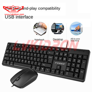 Combo de teclado y ratón con cable para Pc, monitores estándar, para juegos y teclado, LVKI-68 de ordenador - Product Image 2