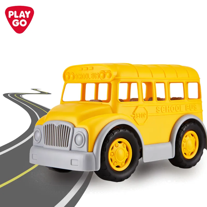 PLAYGO CITY SCHULENBUS UNISEKS gelb Kunststoff Spielzeugauto Schule